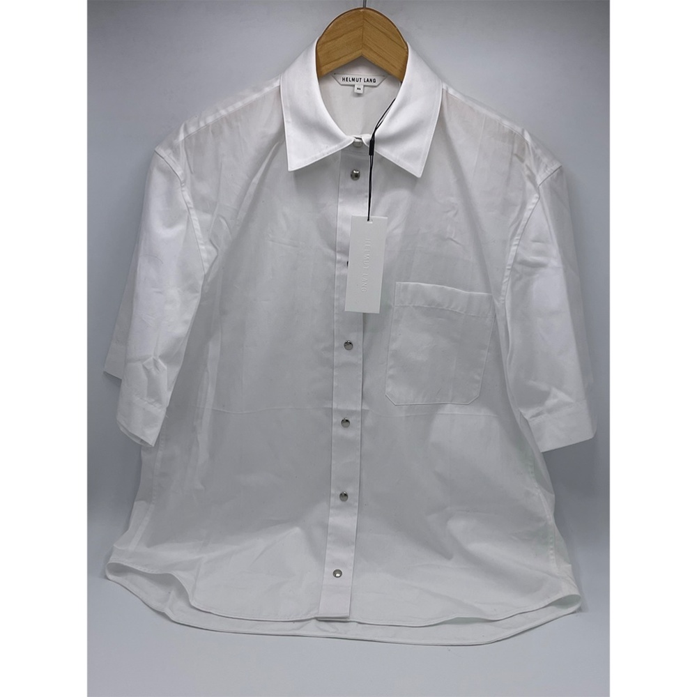 Helmut Lang Short Sleeve Cotton Women's Shirt Size XS